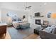 Spacious main bedroom features a fireplace, seating area, and plenty of natural light at 2533 N Emerson St, Denver, CO 80205