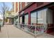 Charming restaurant exterior featuring outdoor seating and large windows with natural light at 2711 Mapleton Ave # 27, Boulder, CO 80304
