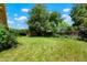 Lush backyard featuring a well-maintained lawn, trees, and landscaping at 1803 Graves Ct, Northglenn, CO 80233
