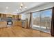 Kitchen features stainless steel appliances and deck access at 8937 Apache Plume Dr, Parker, CO 80134