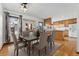 Comfortable dining area with hardwood floors and neutral-colored walls at 10208 E Jewell Ave # 18, Aurora, CO 80247