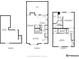 Detailed floorplan showcasing the layout and dimensions of the three-story home at 10208 E Jewell Ave # 18, Aurora, CO 80247