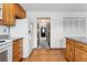 This kitchen offers plenty of cabinet space and modern appliances for cooking needs at 10208 E Jewell Ave # 18, Aurora, CO 80247