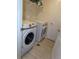 Convenient laundry room with a washer and dryer set for efficient laundry tasks at 1851 S Dunkirk St # 201, Aurora, CO 80017