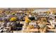 Panoramic aerial view of the city, highlighting the blend of urban and natural landscapes and fall colors at 3435 W 17Th Ave, Denver, CO 80204