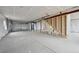 Unfinished basement with ample potential and concrete floor at 25283 E Warren Pl, Aurora, CO 80018