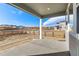 Covered patio showcasing the outdoor space of this home with views of the surrounding community at 9359 Russell Cir, Arvada, CO 80007