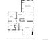 Detailed floor plan showcasing the layout of the home, including bedrooms, kitchen, and living spaces at 2201 Illinois St, Golden, CO 80401