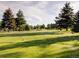 A manicured lawn and trees are found on the golf course at 13961 E Marina Dr # 414, Aurora, CO 80014