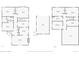 Floor plan of the home showing layout of rooms on first floor and the basement at 2301 Vine St, Denver, CO 80205