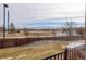 View of backyard with park and walking path at 12444 Madison Way, Thornton, CO 80241