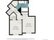 Efficient floor plan featuring two bedrooms, a bathroom, and a walk-in closet designed for modern living at 4217 S Jericho St, Aurora, CO 80013