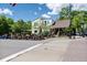 Charming restaurant featuring a relaxed outdoor patio with comfortable seating and shade at 397 East St, Louisville, CO 80027
