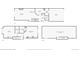Detailed floor plan showcasing layout of living room, kitchen, bedrooms, bathrooms, and unfinished basement at 7476 E Arkansas Ave # 35-10, Denver, CO 80231
