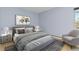 Comfortable bedroom with a large bed, soft lighting, and relaxing atmosphere at 850 W Moorhead Cir # 3L, Boulder, CO 80305