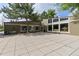 Spacious outdoor patio with seating, offering an inviting space for relaxation and entertaining with a picturesque view at 850 W Moorhead Cir # 3L, Boulder, CO 80305