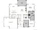 Open-concept floor plan showcasing a gourmet kitchen, spacious great room, primary suite, and a three-car garage at 4729 Twelve Oaks Way, Castle Rock, CO 80104