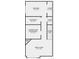Basement floor plan featuring a bedroom, Gathering room, laundry, and bathroom layout at 2311 Decatur St, Denver, CO 80211