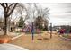 Community playground with colorful equipment, offering a fun space for children to play at 2311 Decatur St, Denver, CO 80211