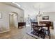 Bright dining area with a table, chairs, and access to the kitchen at 9397 Las Ramblas Ct # A, Parker, CO 80134