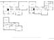 Detailed floor plan showcasing layout of main level, upper level and basement at 4505 S Yosemite St # 125, Denver, CO 80237