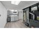 Basement laundry room featuring modern washer, dryer and storage at 4505 S Yosemite St # 125, Denver, CO 80237