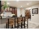 Custom wine cellar with ample storage and a bar area at 2198 Avenida Del Sol, Castle Rock, CO 80104
