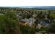Overhead view of home showcasing a well-maintained yard, outdoor living spaces, and neighborhood at 2187 Wynterbrook Dr, Highlands Ranch, CO 80126