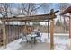 Covered patio with seating area and grill at 401 S Dover Ct, Lakewood, CO 80226