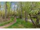 Winding dirt path through a wooded area with a stream running alongside at 9632 W Cornell Pl, Lakewood, CO 80227