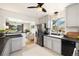 Modern kitchen featuring stainless steel appliances and an open layout at 1760 W 74Th Way, Denver, CO 80221