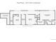 First floor plan featuring a bedroom, bathroom, laundry room, and main bedroom at 4721 Elm Ct, Denver, CO 80211