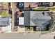 Aerial view of a home featuring a patio with an orange umbrella at 1166 Krameria St, Denver, CO 80220