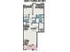 Detailed floor plan of the unit at 9300 E Florida Ave # 608, Denver, CO 80247