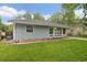Charming single-story home featuring large windows and a well-manicured lawn with a nice landscaped garden at 5445 Nebraska Way, Denver, CO 80246