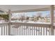 Private balcony overlooking snowy community at 14191 E Jewell Ave # 203, Aurora, CO 80012
