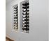 Stylish wine storage built into the wall adds character and convenience at 6625 E 6Th Avenue Pkwy, Denver, CO 80220