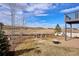 Enjoyable backyard with a fire pit and views, ideal for outdoor relaxation at 12663 Buffington Trl, Parker, CO 80134