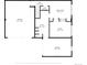 Basement floor plan showing garage, Gathering room, office, and utility room dimensions at 713 Aspen Rd, Golden, CO 80401