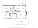 First floor plan showing the primary bedroom, kitchen, living room, and porch dimensions at 713 Aspen Rd, Golden, CO 80401