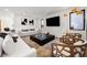 Cozy living room with modern decor, stylish lighting, and comfortable seating at 220 Glencoe St, Denver, CO 80220