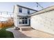 Patio with firepit and string lights, near home at 4942 Wabash St, Denver, CO 80238