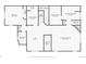Floor plan showcasing layout of upper level: bedrooms, bathrooms, laundry room, and loft at 15496 W 66Th Dr # G, Arvada, CO 80007