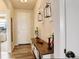 Entryway features a wood console table, decorative lamps, and a charming decor at 16516 Fairbanks Rd, Platteville, CO 80651