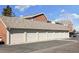Row of private garages for residents, offering secure parking and extra storage at 10150 E Virginia Ave # 4-104, Denver, CO 80247