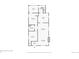Detailed floor plan showcasing the layout of the first floor, including the kitchen, bedrooms, and living spaces at 3320 N Columbine St, Denver, CO 80205