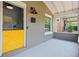 Inviting front porch featuring a unique, brightly-colored door and charming details at 3320 N Columbine St, Denver, CO 80205