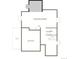 Unfinished basement floor plan includes unfinished and unexcavated areas, with bathroom plumbing and optional 3-car garage at 25214 E Warren Pl, Aurora, CO 80018