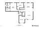 Detailed floorplan showcasing the layout of the bedrooms, bathrooms, kitchen, and living spaces at 56607 E 23Rd Ave, Strasburg, CO 80136