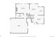 Floor plan of a one-story home showing the layout of living spaces and garage at 19033 E 22Nd Cir, Aurora, CO 80011